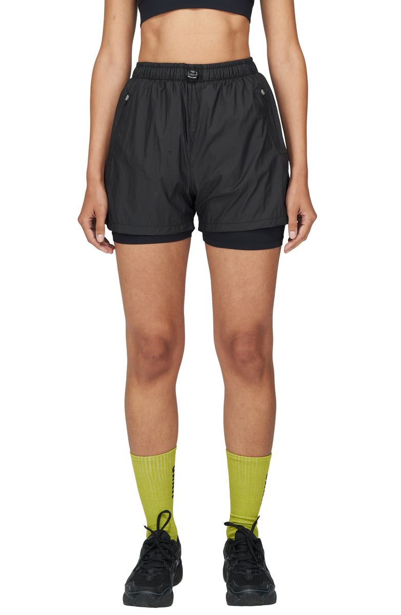 Lightweight running shorts with inner shorts for support - UNNA