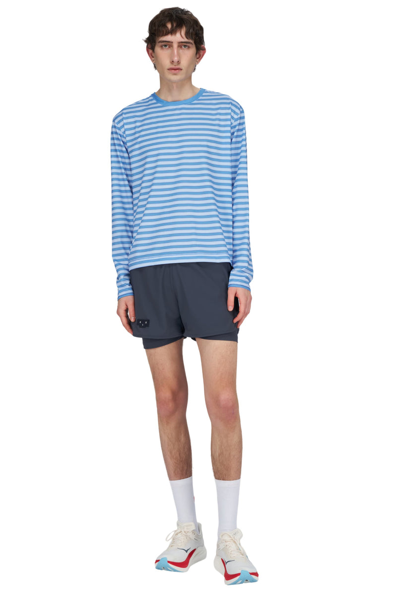 UNNA | Striped Long Sleeve - Men's Long Sleeve Running T-shirt in