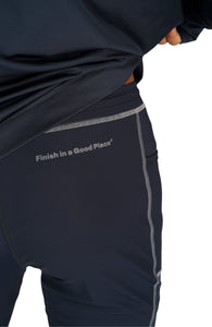 Boost Half Tights - Men's running half tights in Black with