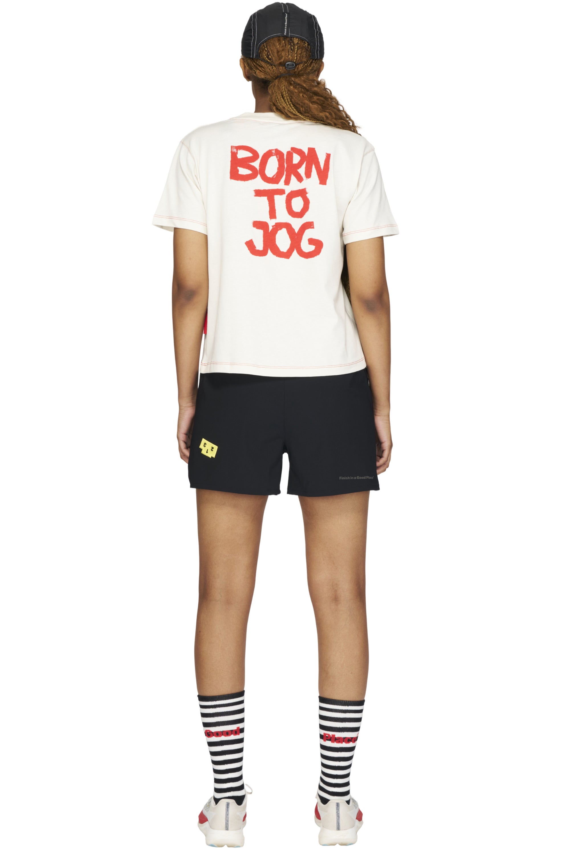 Born To Jog Tee W