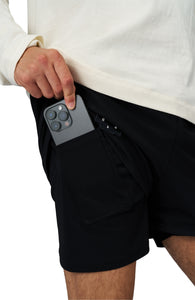 Inner lining with pockets on each thigh