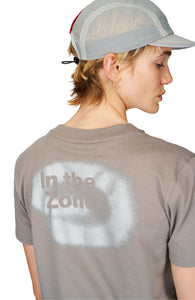 'In the Zone' metallic screen print on the back