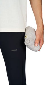 Easily packs into chest pocket