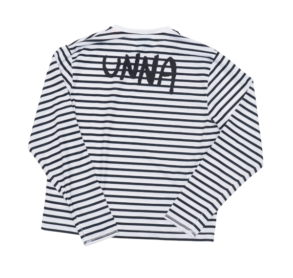 トップス rerunstreetwear STRIPED LONG SLEEVE StripedLS_Whiteandnavy_grande.