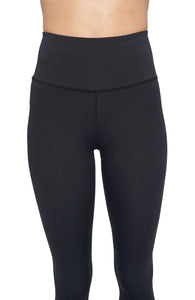 Black light compression tights with a high waist. UNNA Good Place Tights