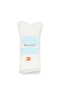 UNNA Miracle socks - 2-pack vanilla white sport socks