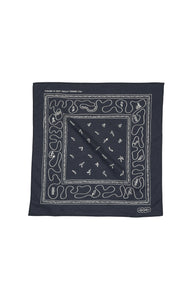Organic cotton scarf with a paisley inspired digital print - UNNA Scarf