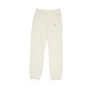 Vanilla white jogging pants in a recycled and organic cotton mix - UNNA Slow Motion Joggers