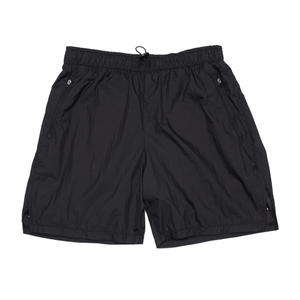 Men's black lightweight running shorts. With inner shorts for support. UNNA Smiles Run Shorts