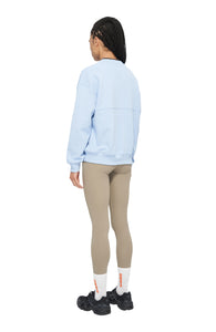 Slightly oversized serenity blue sweatshirt. UNNA Slow Motion Sweatshirt