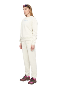 Unisex, slightly oversized sweatshirt in vanilla white - UNNA Slow Motion Sweatshirt